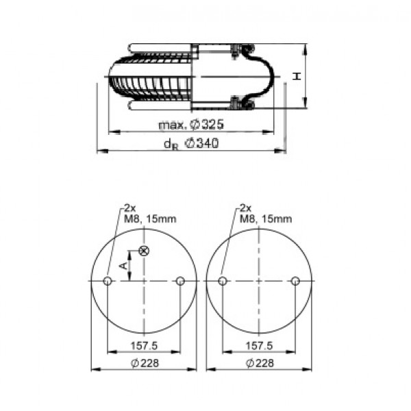 1SC-300-9C Пневморессора FABIO 1SC-300-9C ( FS 330-11 CI)