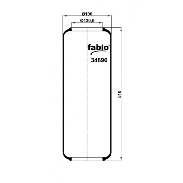 896   Пневморессора FABIO (баллон)  34 896