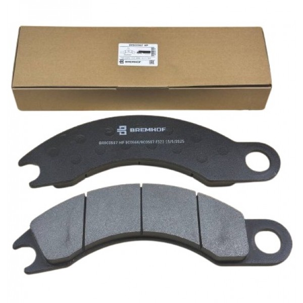 BR9c0567 F323 ТОРМОЗНЫЕ КОЛОДКИ (HP) BREMHOF  CAT (9C0566+ 9C0567) 8W4938